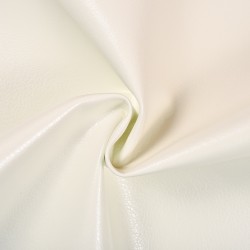 Ткань Дерматин (Кожзам) для мебели (Ширина 138см), цвет Белый (на отрез) в Феодосия