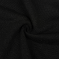 Ткань Футер 3-х нитка (Ширина 1,85 м), цвет Черный (на отрез) в Феодосия