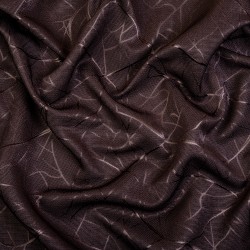 Ткань Блэкаут для штор (Ширина 280см) &quot;Ледовое тиснение цвет Темно-Коричневый&quot; (на отрез) в Феодосия