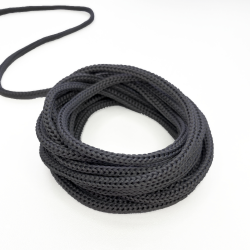 Шнур для одежды d-4.5мм, цвет Серый (на отрез)  в Феодосия