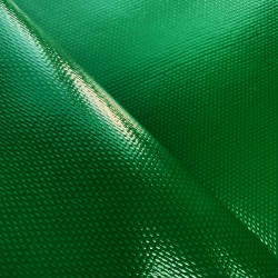 Ткань ПВХ 600 гр/м2 плотная (Ширина 1,5м), цвет Зелёный (на отрез) в Феодосия