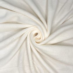 Ткань Флис Односторонний 130 гр/м2 (Ширина 150см), цвет Кремовый (на отрез) в Феодосия