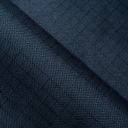 Ткань Oxford 600D PU РИП-СТОП (Ширина 1,48м), цвет Темно-Синий (на отрез) в Феодосия
