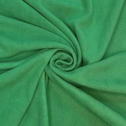 Ткань Флис Односторонний 130 гр/м2 (Ширина 150см), цвет Зелёный (на отрез) в Феодосия