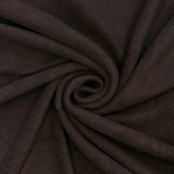 Ткань Флис Односторонний 180 гр/м2 (Ширина 150см), цвет Коричневый (на отрез) в Феодосия