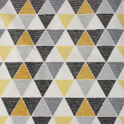 Интерьерная ткань Дак (DUCK) (ширина 1,8м), принт &quot;Малые Треугольники&quot; (на отрез) в Феодосия