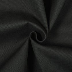 Ткань Канвас 35/65 (Ширина 150см), цвет Черный (на отрез) в Феодосия