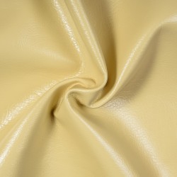 Ткань Дерматин (Кожзам) для мебели (Ширина 138см), цвет Кремовый (на отрез) в Феодосия