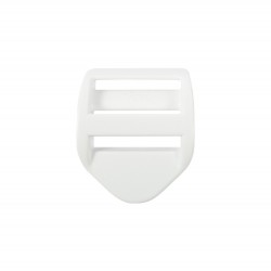 Пряжка регулировочная 25 мм УСИЛЕННАЯ (трехщелевка), цвет Белый LS (поштучно)  в Феодосия
