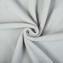 Ткань Флис Односторонний 180 гр/м2 (Ширина 150см), цвет Светло-Серый (на отрез) в Феодосия