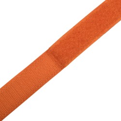 Контактная лента 25мм цвет Оранжевый (велькро-липучка, на отрез) в Феодосия