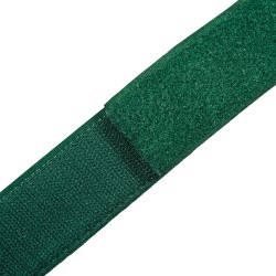 Контактная лента 40мм (38мм) цвет Зелёный (велькро-липучка, на отрез) в Феодосия
