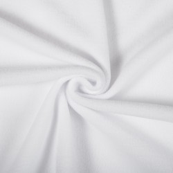 Ткань Флис Односторонний 180 гр/м2 (Ширина 150см), цвет Белый (на отрез) в Феодосия