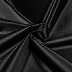 *Ткань Оксфорд 210D PU, цвет Черный (на отрез)  в Феодосия