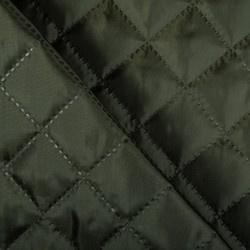 Стеганая подкладочная ткань с синтепоном (100гр/м2) (Ширина 150см), цвет Хаки (на отрез) в Феодосия